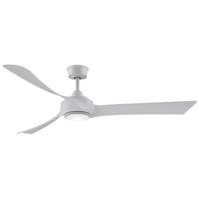 Fanimation Wrap Custom - 64 Inch - Mw With Ww Blades And Led Lk