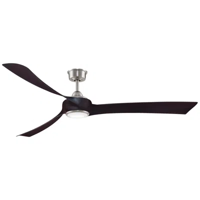 Fanimation Wrap Custom - 72 Inch - Bn With Dwa Blades And Led Lk