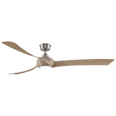Fanimation Wrap Custom - 72 Inch - Bn With N Blades And Led Lk