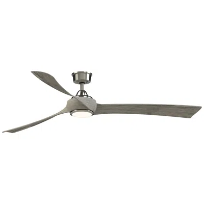 Fanimation Wrap Custom - 72 Inch - Bn With We Blades And Led Lk