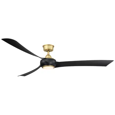 Fanimation Wrap Custom - 72 Inch - Bs With Bl Blades And Led Lk