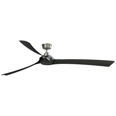 Fanimation Wrap Custom - 84 Inch - Bn With Bl Blades