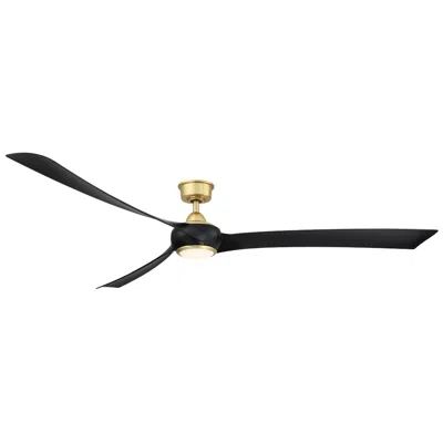 Fanimation Wrap Custom - 84 Inch - Bs With Bl Blades And Led Lk