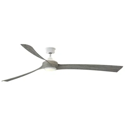 Fanimation Wrap Custom - 84 Inch - Mw With We Blades And Led Lk