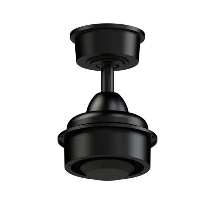 Fanimation Wrap Custom Indoor/outdoor Smart Ceiling Fan Dc Motor With Remote Control - (motor Only) In Black