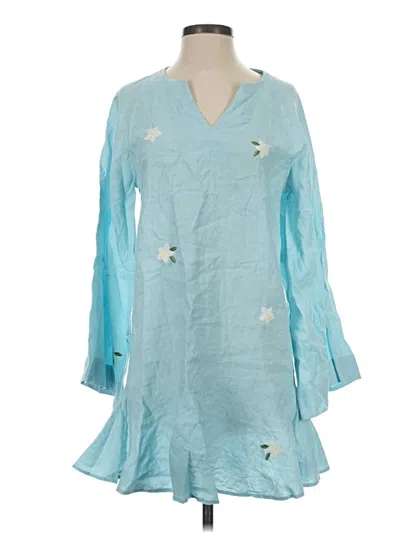 Pre-owned Fanm Mon Casual Dress In Blue