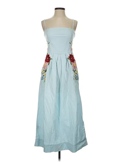 Pre-owned Fanm Mon Casual Dress In Blue