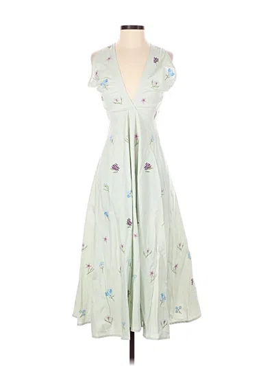 Pre-owned Fanm Mon Cocktail Dress In Green