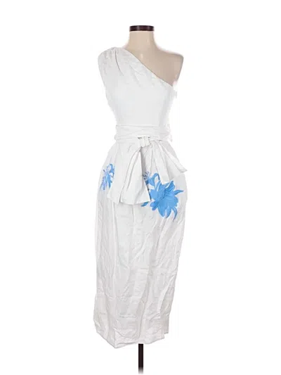 Pre-owned Fanm Mon Cocktail Dress In White