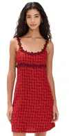 Fanm Mon Emel Dress Cherry Boucle In Cherry Boucle