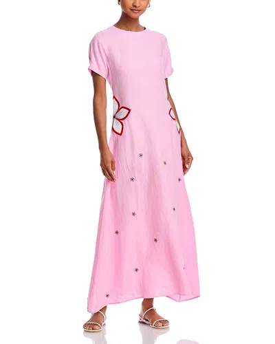 Fanm Mon Kandra Maxi Dress In Pink