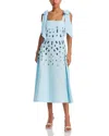 Fanm Mon Mimose Midi Dress In Light Blue