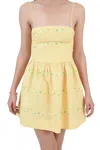 Fanm Mon Nala Dress In Golden Haze In Multi