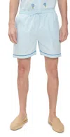 Fanm Mon Salim Drawstring Shorts Light Blue