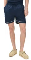 Fanm Mon Salim Drawstring Shorts Navy