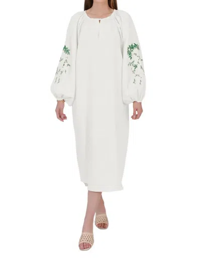 Fanm Mon Vita Dress In Ivory In Multi
