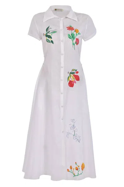 Fanm Mon Women's Jun Dress In White In Neutral