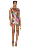 Fannie Schiavoni Hannah Dress In Rainbow
