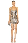 Fannie Schiavoni Kaia Dress In Silver