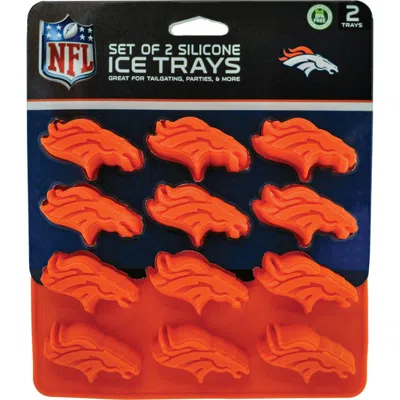 Fanpan Denver Broncos Ice Cube Tray In Orange