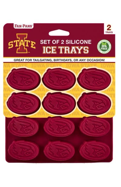 Fanpan Iowa State Cyclones Ice Cube Tray In Red