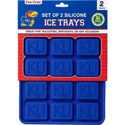 Fanpan Kansas Jayhawks Ice Cube Tray In Blue