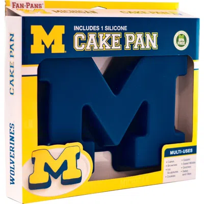 Fanpan Michigan Wolverines Cake Pan In Blue