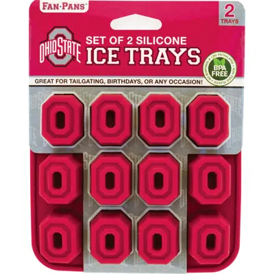 Fanpan Ohio State Buckeyes Ice Cube Tray In Multi