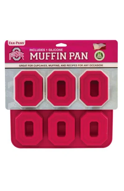 Fanpan Ohio State Buckeyes Muffin Pan In Pink