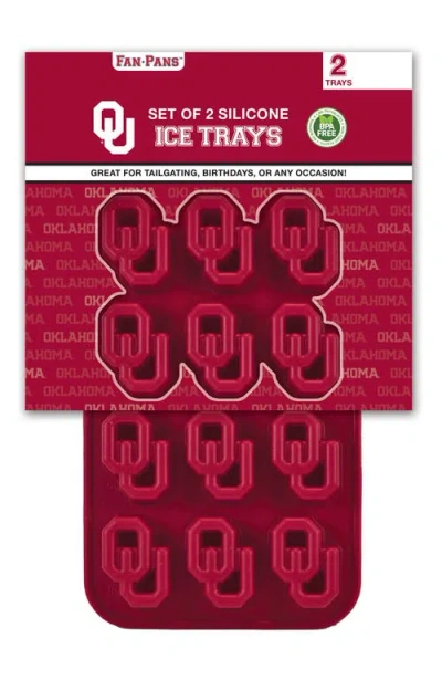 Fanpan Oklahoma Sooners Ice Cube Tray In Red