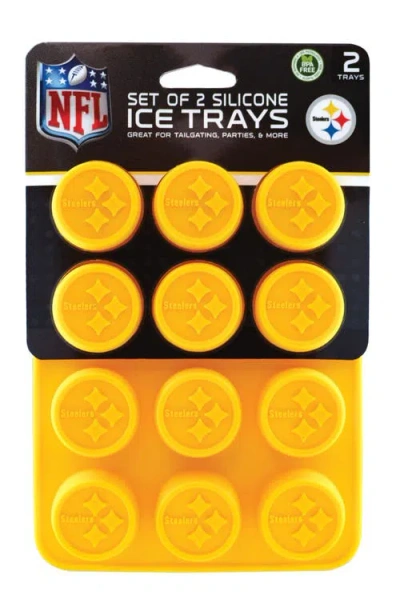 Fanpan Pittsburgh Steelers Ice Cube Tray In Yellow