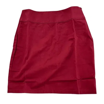 Fanpants Women's Athletic Skirt In Burgundy In White
