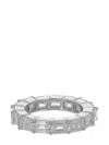 Fantasia By Deserio 14kt White Gold Cubic Zirconia Eternity Ring In White