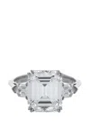 Fantasia By Deserio 14kt White Gold Cubic Zirconia Ring In White