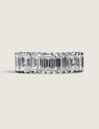 Fantasia By Deserio Asscher Cut Eternity Band (approx. 8 Carat Tcw)