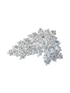 Fantasia By Deserio Crystal Brooch In Metallic