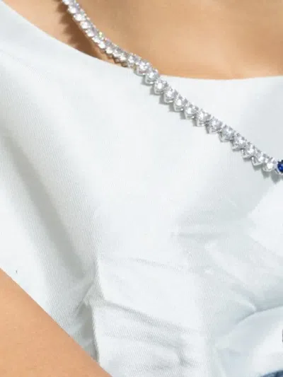 Fantasia By Deserio Cubic Zirconia Tennis Bracelet In Metallic