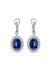 Fantasia By Deserio Oval-frame Earrings In Metallic