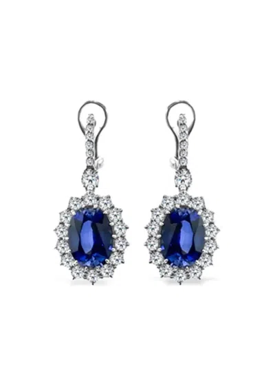 Fantasia By Deserio Oval-frame Earrings In Metallic