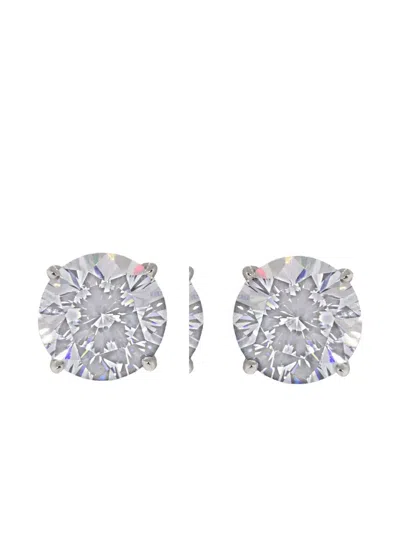 Fantasia By Deserio Round Stud Earrings In Metallic