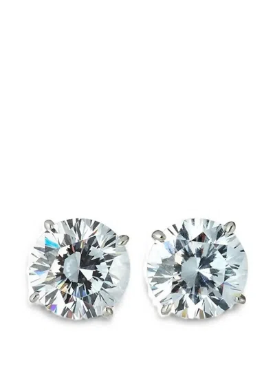 Fantasia By Deserio Round Stud Earrings In Metallic