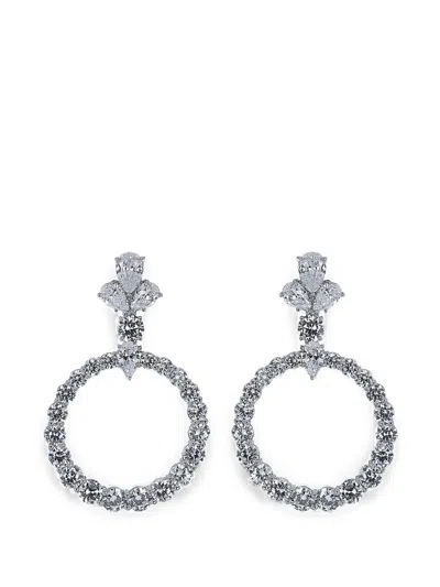 Fantasia By Deserio Small Circle Drop Earrings In Pattern