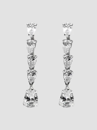 Fantasia By Deserio Women's Celeste Sterling Silver & 3.00 Tcw Cubic Zirconia Drop Earrings In White