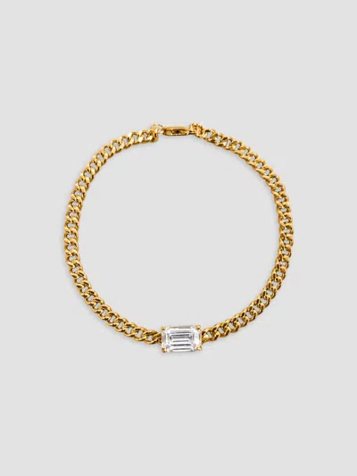 Fantasia By Deserio Women's Legacy 18k-yellow-gold Vermeil & 1.50 Tcw Cubic Zirconia Chain Bracelet In Yellow Gold