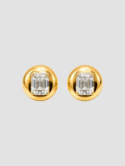 Fantasia By Deserio Women's Legacy Meridian 18k-yellow-gold Vermeil & 4.50 Tcw Cubic Zirconia Disc Stud Earrings In Yellow Gold