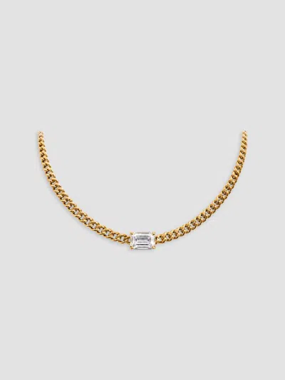 Fantasia By Deserio Women's Legacy Monaco 18k-yellow-gold Vermeil & 1.50 Tcw Cubic Zirconia Necklace In Yellow Gold