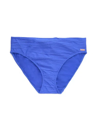 Fantasie Beach Waves Mid Rise Bikini Brief In Blue