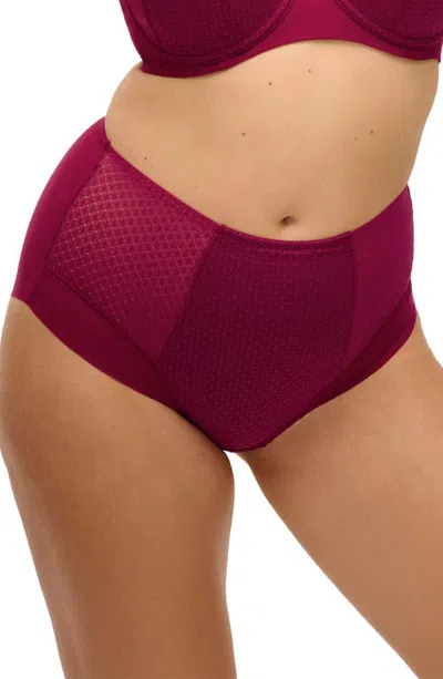 Fantasie Evolution Comfort High Waist Briefs In Ruby