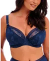 Fantasie Fusion Lace Underwire Plunge Bra In French Navy