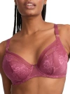 Fantasie Fusion Lace Underwire Plunge Bra In Rosewood